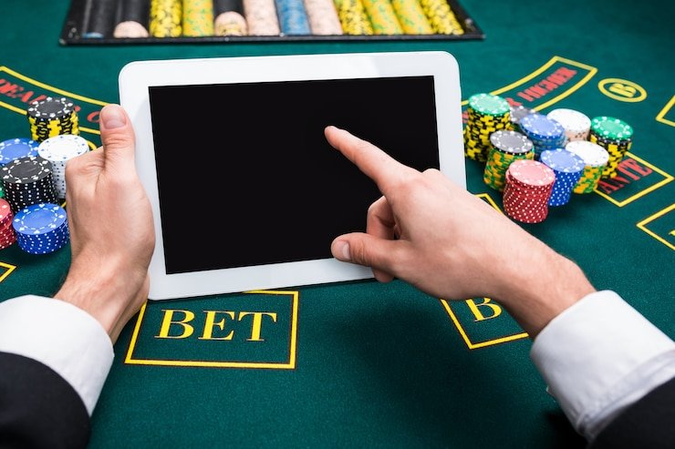 lapak777 live-dealer blackjack table on mobile interface